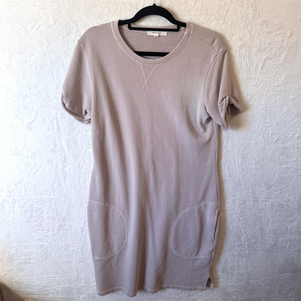 Athleta Sweatshirt Utempo Dress Medium Mauve Women $89‎ Retail